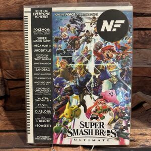 Nintendo Force Magazine Super Smash Bros Issue #36 November December 2019 Gamer